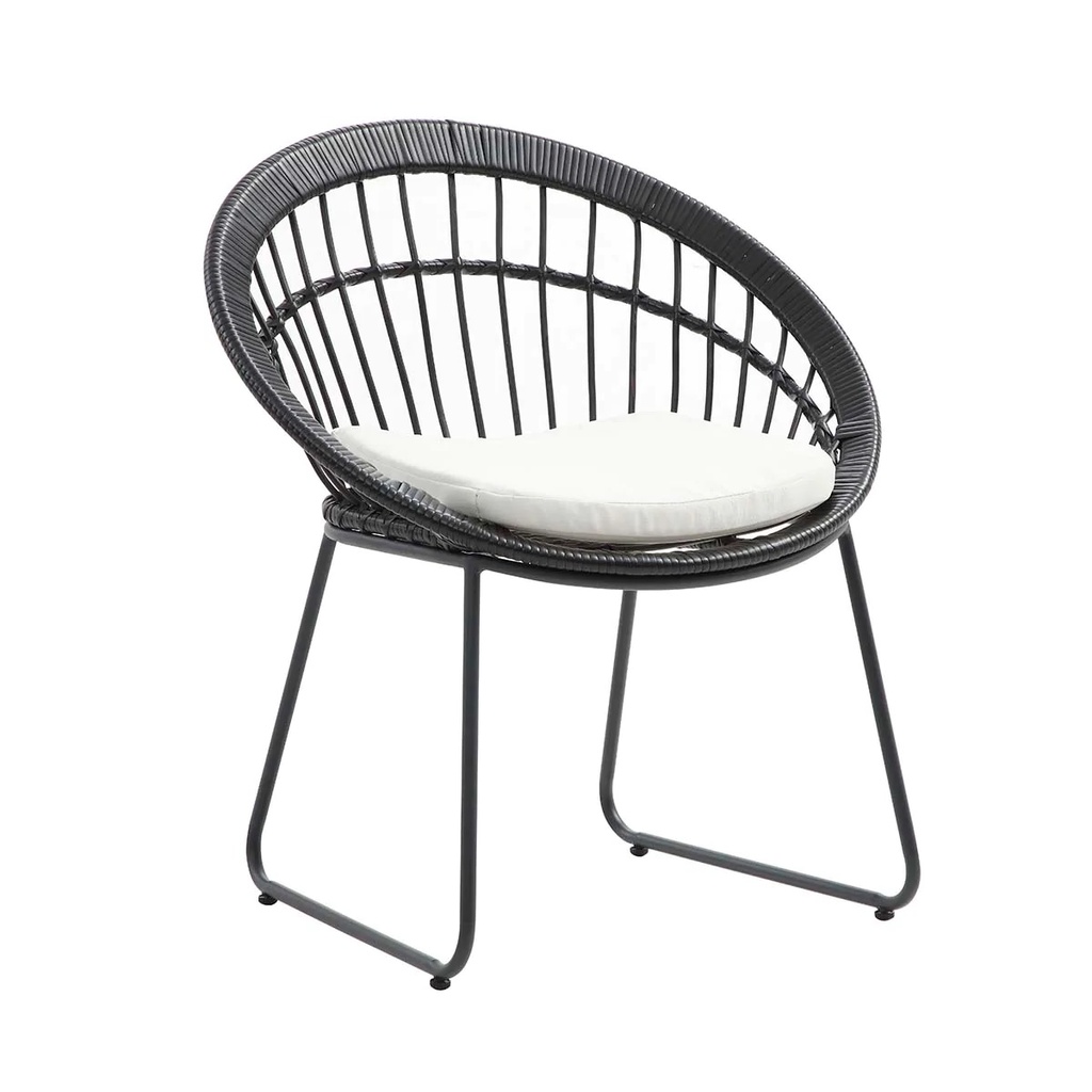 Petra silla exterior negro // MS