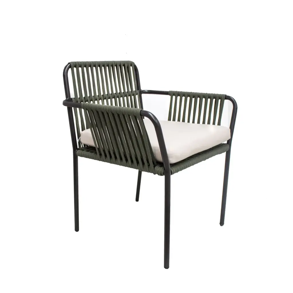 Mérida silla acero galvanizado, textilene // Exterior 100 %