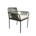 Mérida silla acero galvanizado, textilene // Exterior 100 %