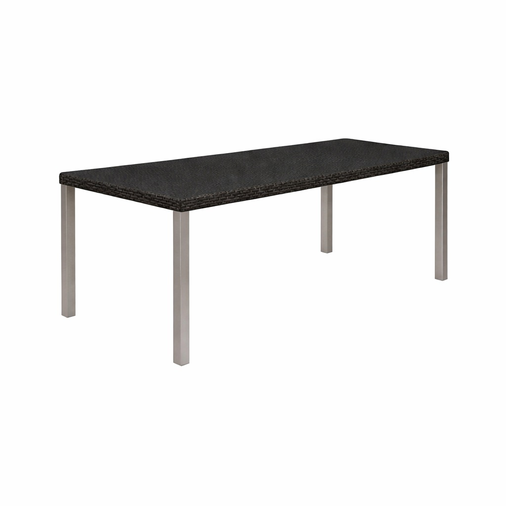 Batan mesa comedor exterior negra // MP