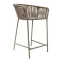 Jalisco banco acero galvanizado beige cuerda textilene beige // Exterior 100%