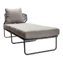 Yelapa camastro acero galvanizado gris cuerda textilene gris tela loneta // Exterior 100% 