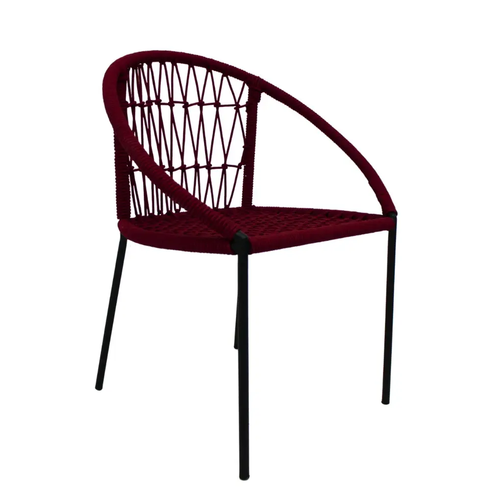 San Juan silla acero galvanizado y textilene // Exterior 100% 