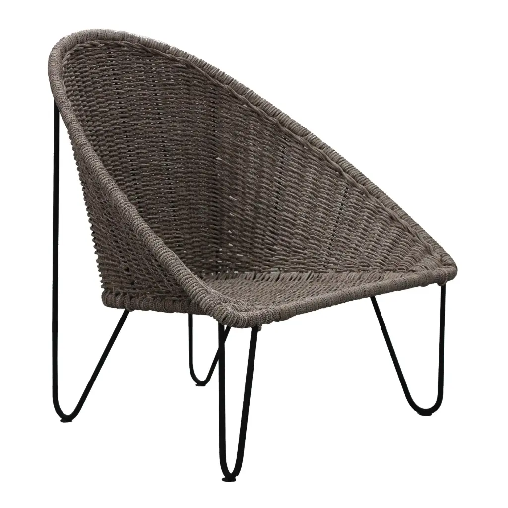 Cabo sillón acero galvanizado y textilene // Exterior 100% 