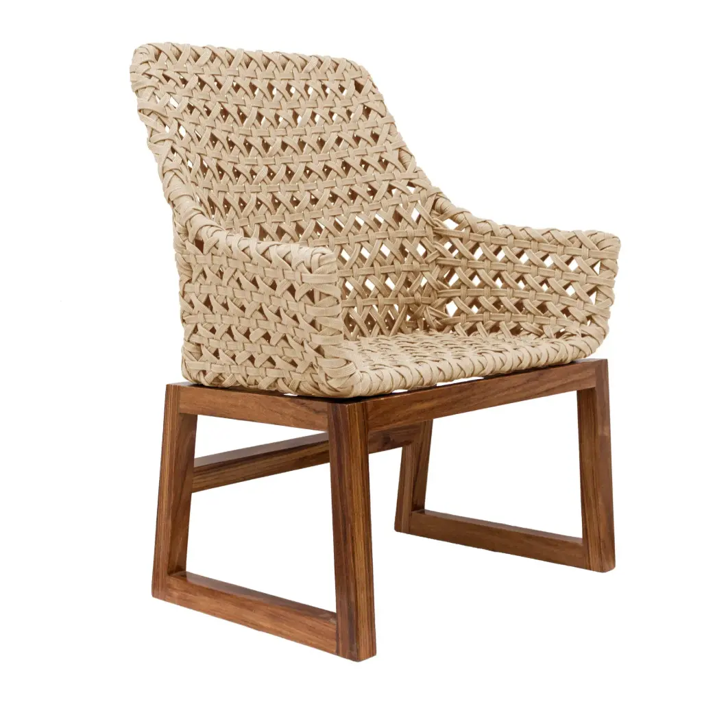Bacalar sillón beige // Exterior 100% 