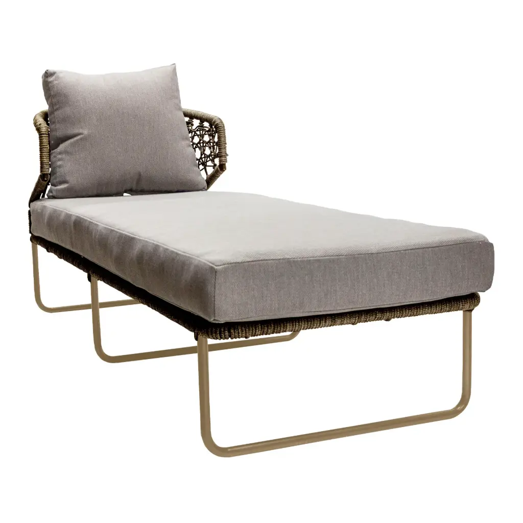 Yelapa camastro acero galvanizado beige cuerda textilene beige tela loneta // Exterior 100% 