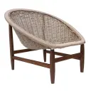 Orizaba sillón madera, acero galvanizado y textilene  // Exterior 100%