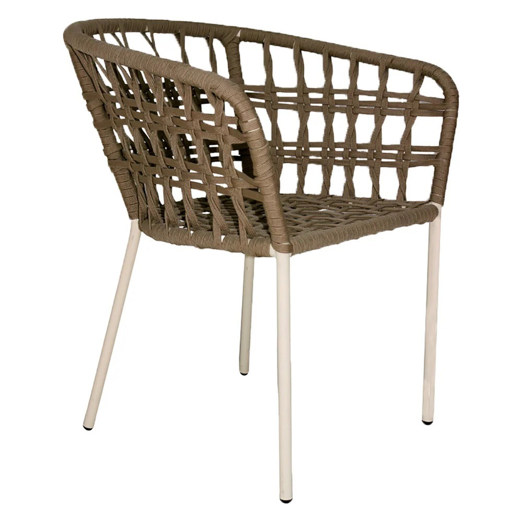 Jamay silla metal beige cuerda nylon beige // Exterior techado