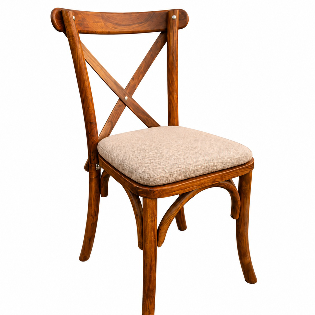 Cross back silla madera de pino // MP