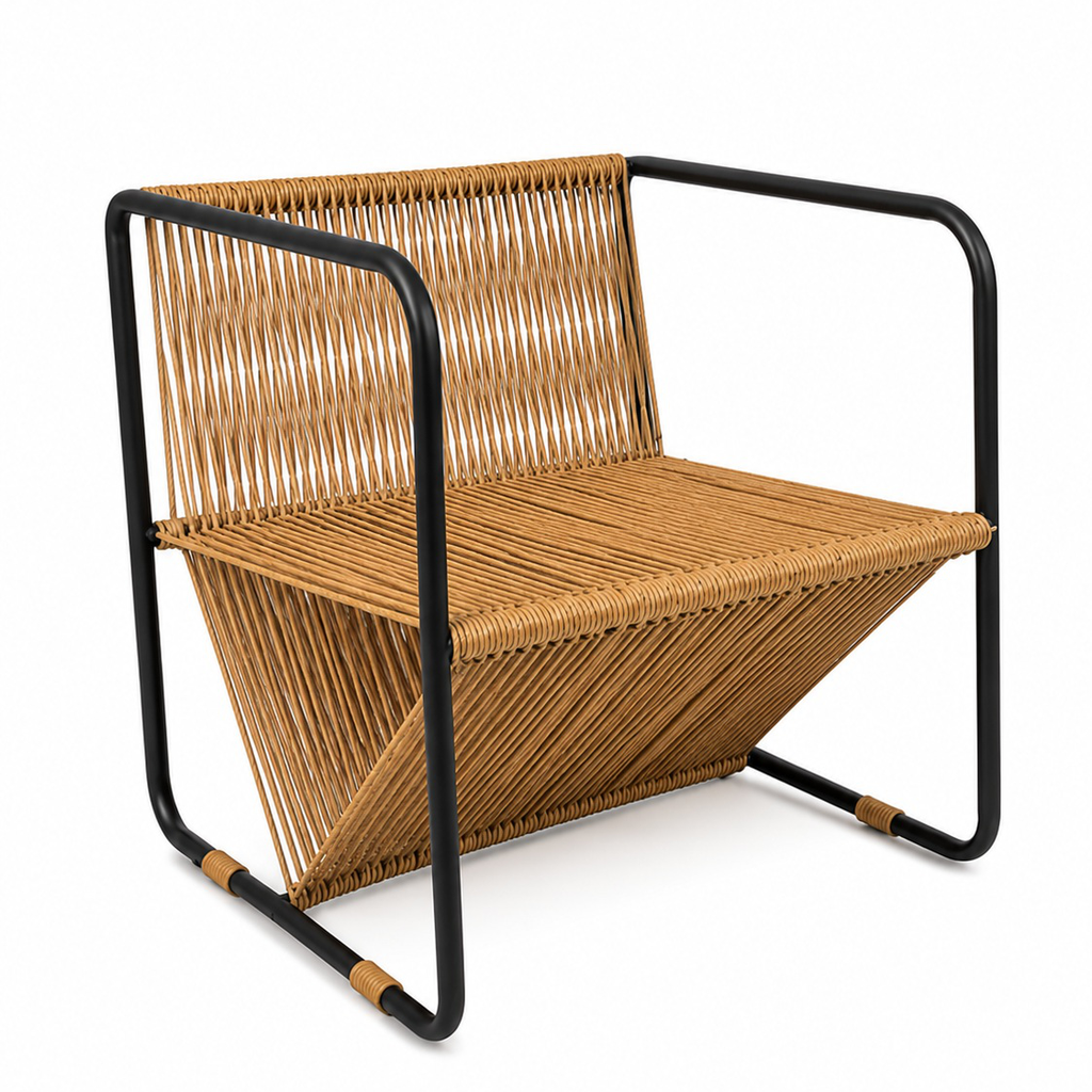 Acapulco sillón acero galvanizado y textilene // Exterior 100%
