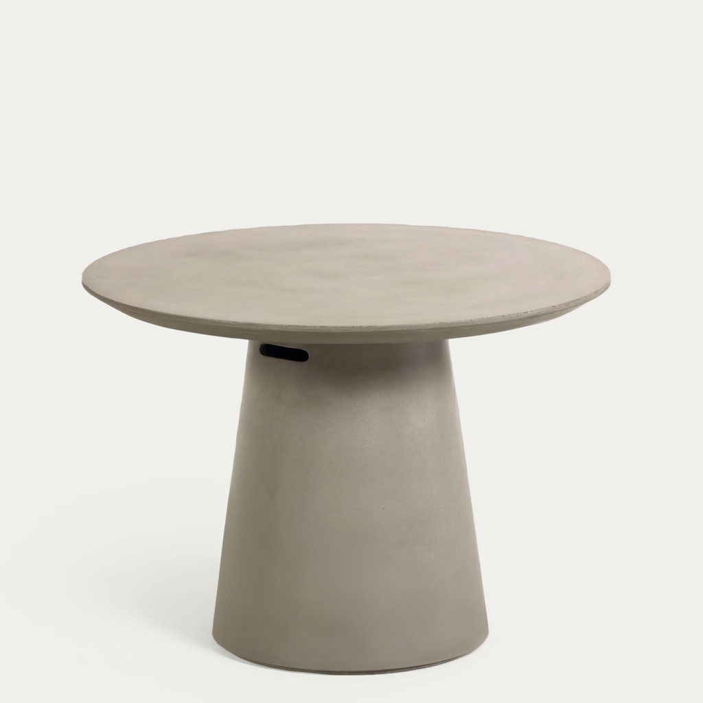 Itai mesa redonda cemento Ø 120 cm // Exterior 100%
