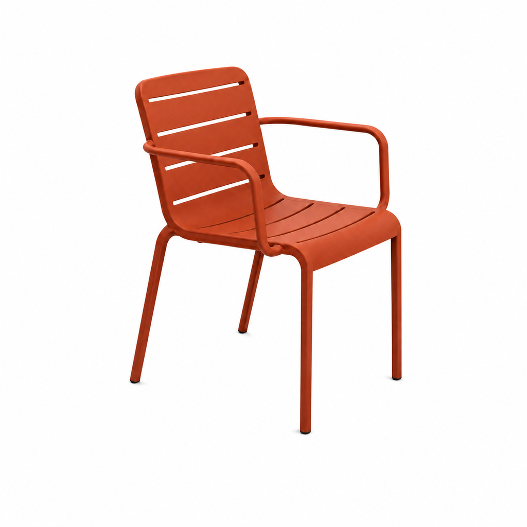 Niza silla con brazo coral // Exterior 100%