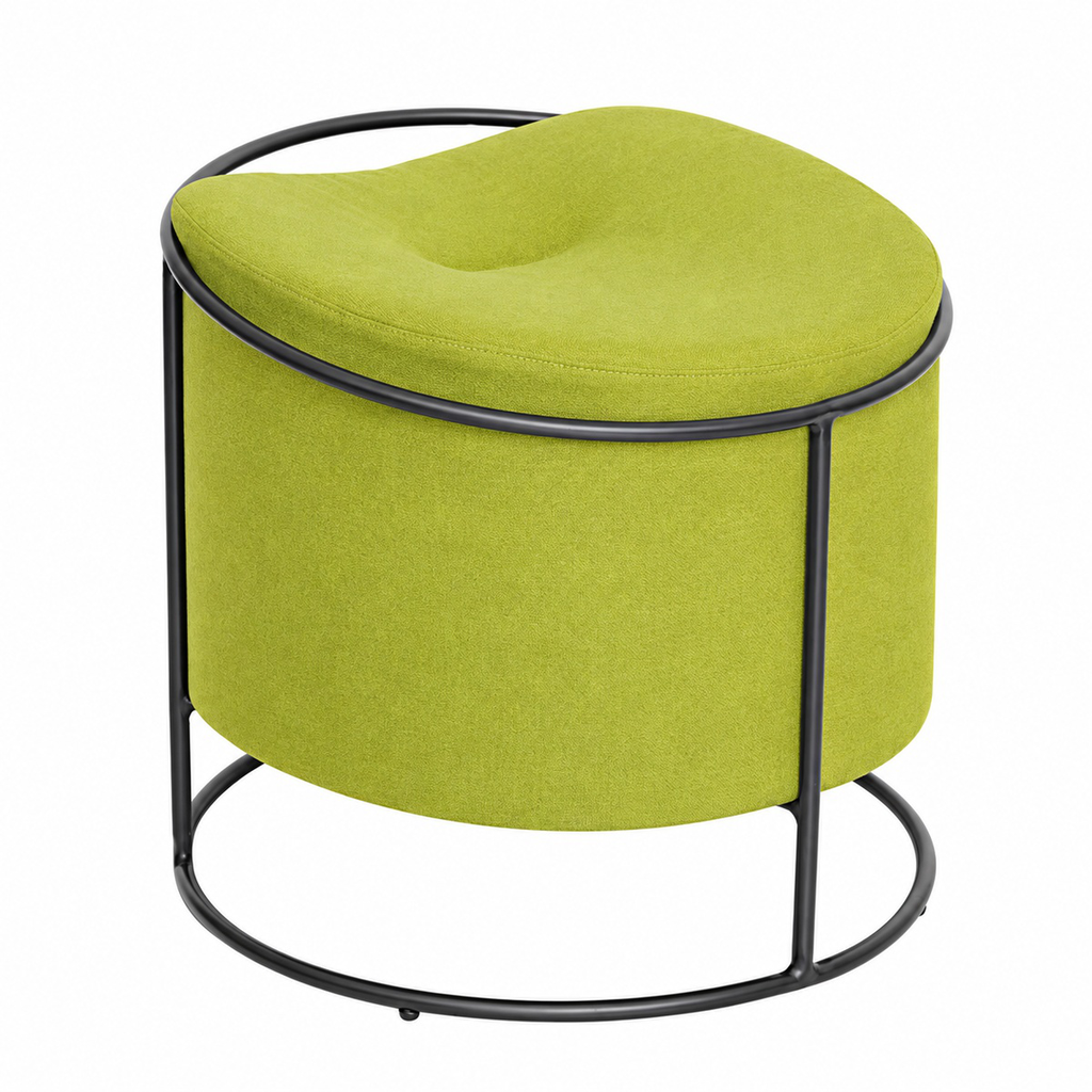 Elektro taburete base metalica verde limón // MP