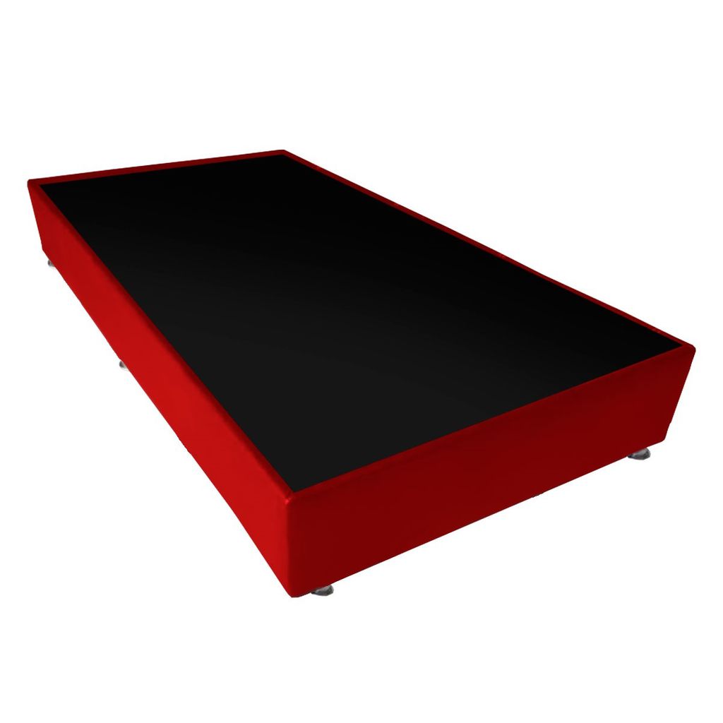 Bonanza base de cama queen size tapiz rojo // MP