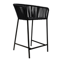 Jalisco banco metal negro cuerda negra // Exterior techado