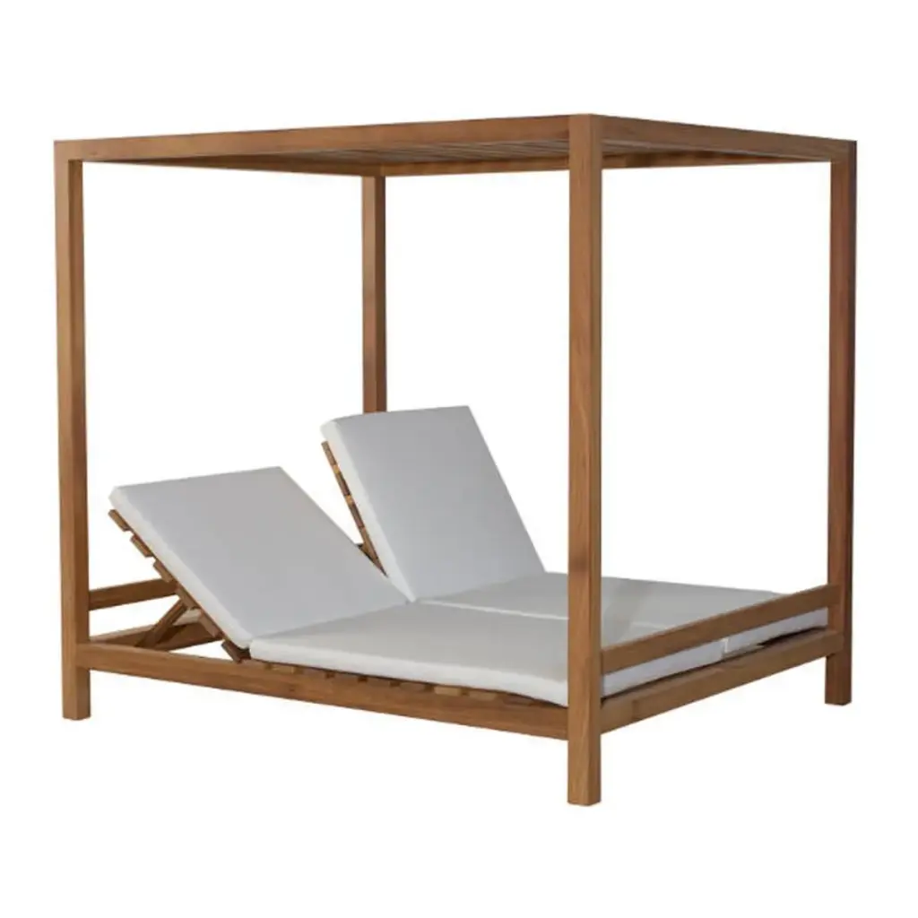 Balinesa cama de dia madera de teka // Exterior 100%