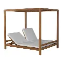 Balinesa cama de dia madera de teka // Exterior 100%