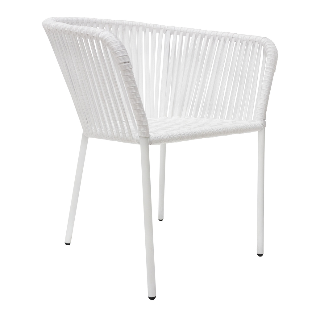 Jalisco silla metal blanco cuerda blanca // Exterior techado