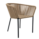 Jalisco silla metal negro cuerda beige // Exterior techado