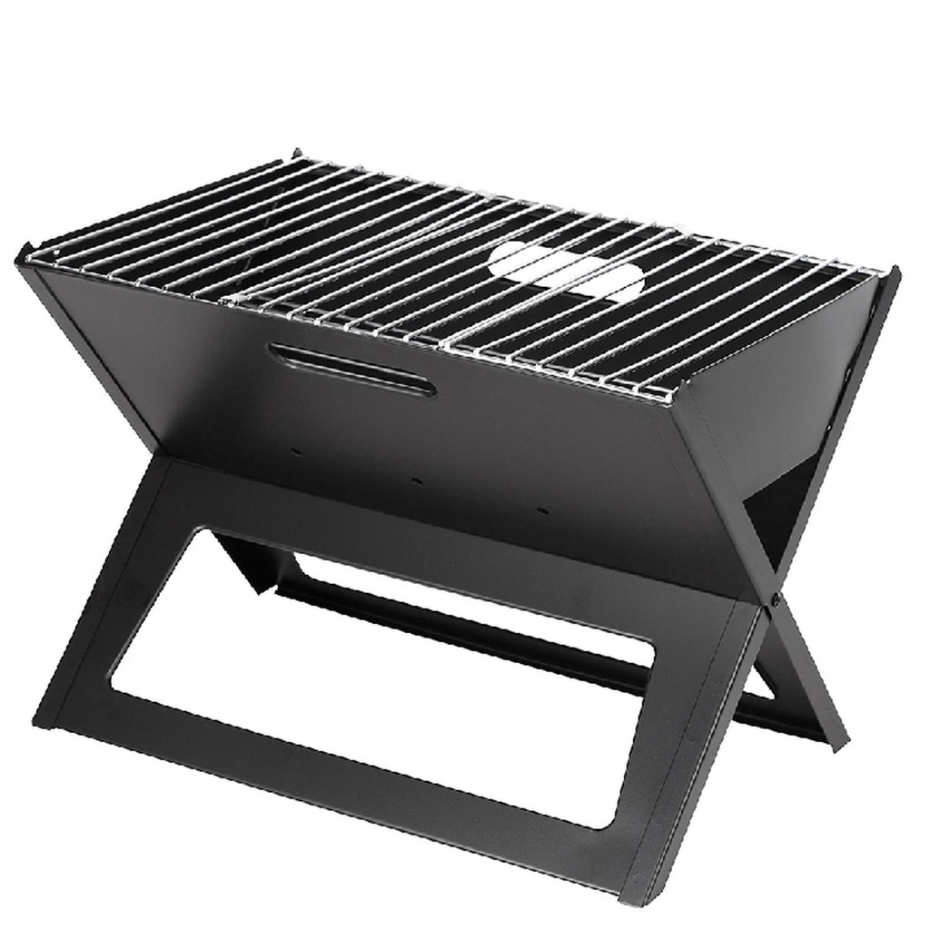 X-grill asador al carbón portátil plegable c/6pz // MP
