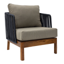 Oaxaca sillon cuerda gris tela curri // Exterior techado