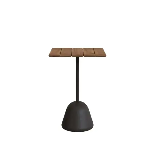 [J0110116MM41] Saura mesa alta negra // Exterior techado