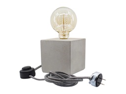 [MP004FH] Denver lampara de mesa concreto gris // MP