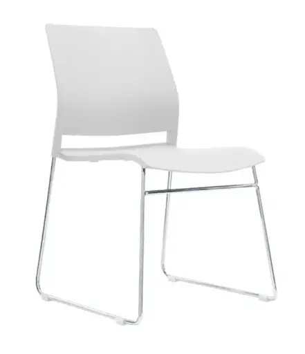 [62262SI] Walker silla de visita blanca // Pedido especial min. 4 pzs.