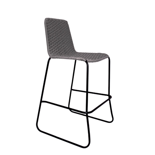 [62303BA] Cocula banco metal negro cuerda negro