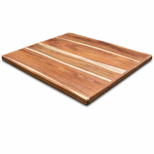[62290ME] Cubierta enchapada de madera de parota 80x80