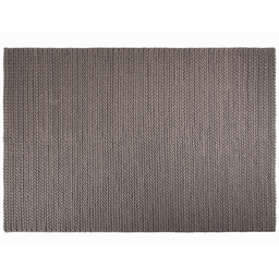 [7398 hel tau] Lenhi tapete decorativo marrón grisáceo oscuro 160x230 // MS