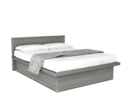 [COB-QS-FR] Cunert base de cama queen size con laminado de madera color fresno // MS