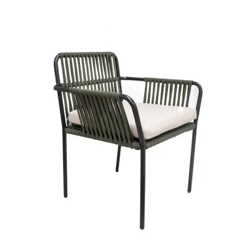 [48871SIT] Mérida silla acero galvanizado, textilene // Exterior 100 %