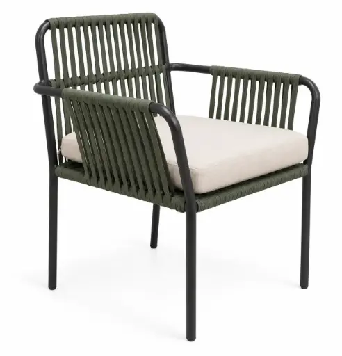 [48871SIT] Mérida silla acero galvanizado, textilene // Exterior 100 %