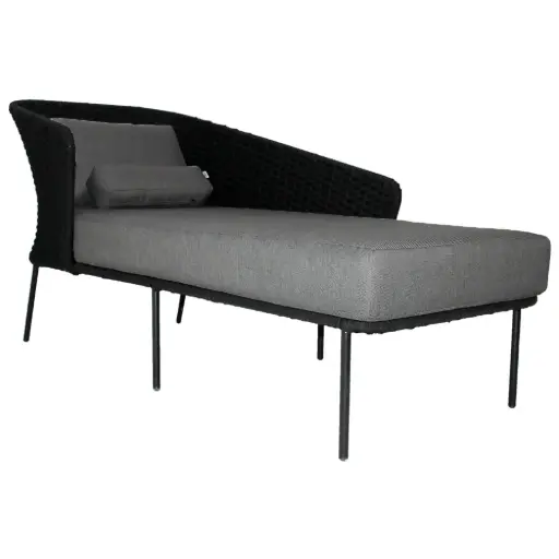 [58892CAT] Chacala camastro individual acero galvanizado negro // Exterior 100% 