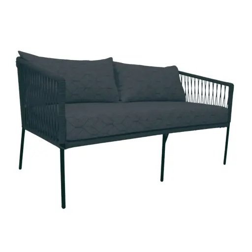 [TEQUI876TFT] Tequila love metal negro cuerda negra tela loneta // Exterior techado