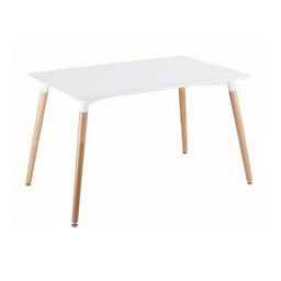 [ENZT002] Enzo mesa de comedor 6p blanca