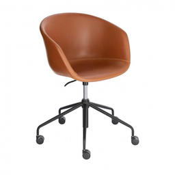 [CC517U10] Zadine silla de oficina piel sintética marrón // KH