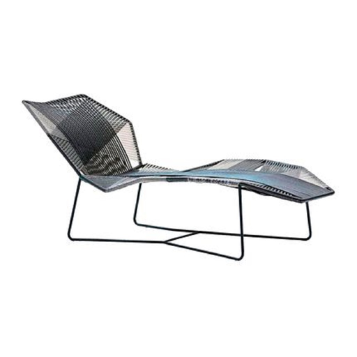 [CMX029] Tulum camastro acero galvanizado y textilene // Exterior 100%