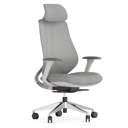 [65405SI] Rey silla ejecutiva gris // MP
